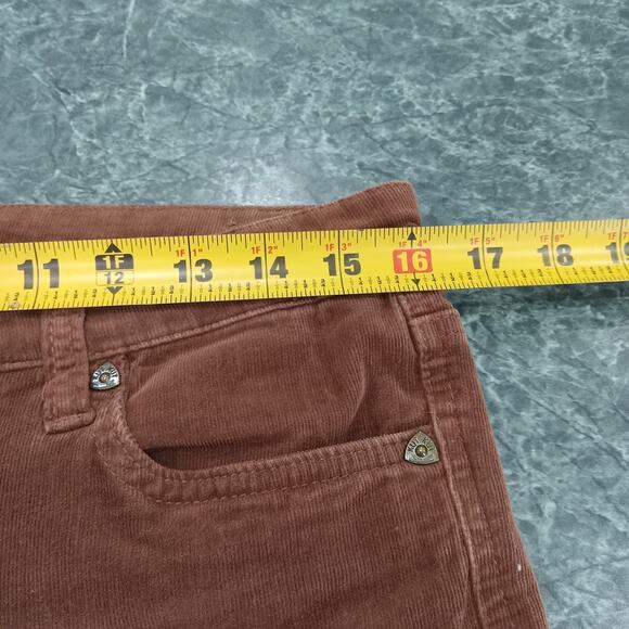 Kut From the Kloth Women's Tan Corduroy Pants Mid-Rise Straight Stretch Size 8 - Picture 11 of 16